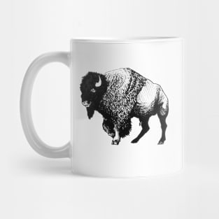 Buffalo Ink Bison Drawing Mug